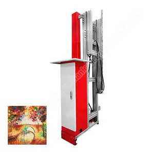 Photo on laser intelligent vertical uv printer digital automatic 3d wall painting machine
