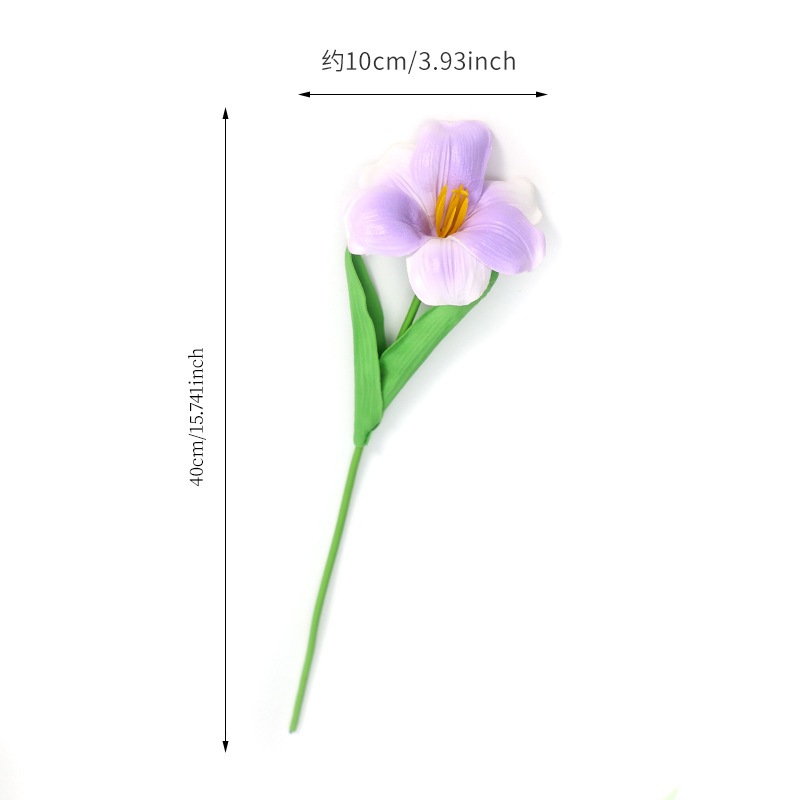 Tulipes à fleurs violet clair