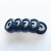 Roue à rouleaux miniature en plastique personnalisée, petite poulie à roulement, roulement à billes recouvert de nylon