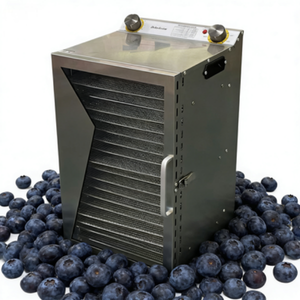 Deshidratador Industrial de Alimentos por Aire Caliente con Control PLC de 15 kg, Máquina Secadora de Verduras, Máquina para Secar Frutas - Product Image 1