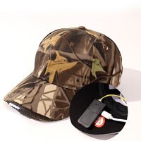 Gorra de béisbol de camuflaje de algodón bordada con gorra de béisbol informal ligera con personalidad para gorra de béisbol de moda al por mayor