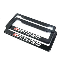 Cadres de plaque d'immatriculation vierges en plastique ABS, aluminium, fer, acier inoxydable, personnalisés, support de plaque d'immatriculation, vente en gros