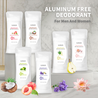 74g Logo personnalisé Desodorantes Al Por Mayor Vegan Femmes Déodorants Corps Entier Stick Femme Déodorant Bâtons pour Femmes