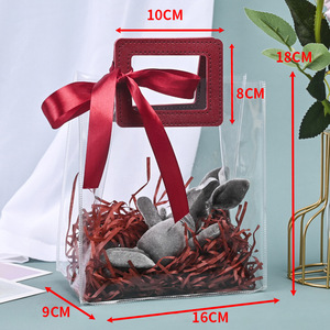 Cao Cấp PVC Tote Túi Nhựa Trong Suốt Laser Quà Tặng Túi Với Tùy Chỉnh Thiết Kế Không Thấm Nước Cho Khung Ảnh Kẹo Hạnh Phúc Tay Quà Tặng - Product Image 2