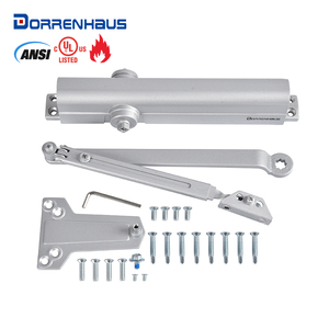 Ferme-porte automatique hydraulique moderne, robuste, réglable, de qualité commerciale, pour hôtel, homologué ANSI A156.4 Grade 1, DORRENHAUS D8000 - Product Image 3