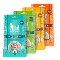 Paquet de valeur de pâte compressible pour chat Bouillon de thon au poulet Mélange de fruits de mer Enrichi en vitamine E