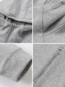Sudadera con Capucha y Cremallera de 400 Gramos de Peso Pesado de Moda Deportiva Y-X, Sudaderas Personalizadas, Chaqueta de Ropa para Hombre - Product Image 4