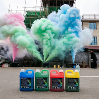 Machine à fumée colorée à jet vertical 3 voies pour mariage, cérémonie d'ouverture, fête, spectacle