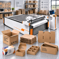 Table de découpe CNC pour la fabrication de boîtes en carton, le pliage et les matériaux d'emballage