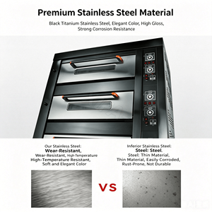 <span class=keywords><strong>Forno</strong></span> Elettrico Commerciale <span class=keywords><strong>a</strong></span> Convezione in Acciaio Inox per Panetterie, Pasticcerie e Negozi di Dolci - Product Image 5
