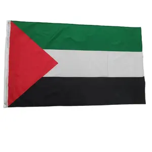 Barato 150X90cm Bandera Palestina Poliéster Gaza Oficina Palestina/Desfile/Bandera del Festival