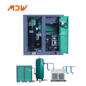 Электрический воздушный компрессор, 7,5 кВт, 10 л.с., безопасный, низкий уровень шума, дешевый промышленный компрессор для промышленного оборудования - Product Image 2