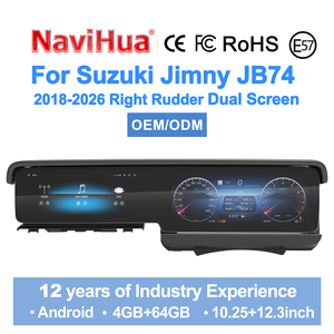 Radio Multimedia para Auto con Pantalla LCD Dual Navihua, Actualización para Suzuki Jimny JB74 JB64 2018-2026 (Volante a la Derecha) - Product Image 1