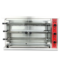 Machine à rôtir le poulet au charbon de bois professionnelle en acier inoxydable pour usage commercial