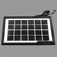 Banque d'énergie solaire de haute qualité 6V 2.1A dispositif de sortie Usb Banque d'énergie solaire portable Activités de plein air Charge à tout moment n'importe où