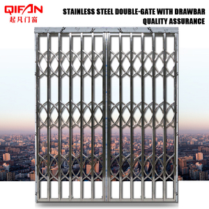 Hiện đại thép không gỉ gấp Cửa Nhôm Hợp Kim an ninh lưới có thể thu vào đóng mở cửa trượt - Product Image 2