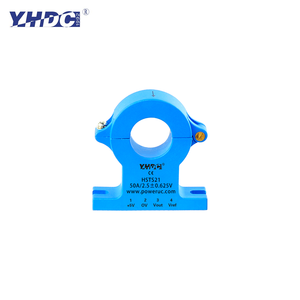Sensor de Corriente Toroidal de Efecto Hall de Núcleo Dividido 1800A HSTS40 con Orificio de 40mm, Alimentación Única de 5V, Salida de 2.5V±0.625V, Plástico - Product Image 3