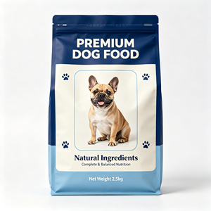 Sac d'emballage pour aliments pour animaux de compagnie imprimé sur mesure, pochette en plastique refermable avec fermeture éclair pour le stockage des friandises pour chiens et chats - Product Image 5