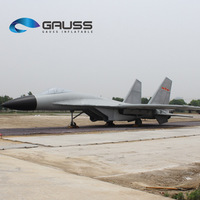 Modèle de simulation personnalisé Avion gonflable Su-27 hélicoptère gonflable à faible coût pour l'exercice
