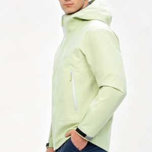Chaqueta Impermeable y Cortavientos para <span class=keywords><strong>Hombre</strong></span>, con Logotipo Personalizado, Versátil, de Colores Brillantes, OEM, para Deportes al Aire Libre, Montañismo y Senderismo - Product Image 2