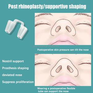 Dilatateur nasal en silicone Anti-ronflement Dilatateur de nez Chirurgie nasale Dispositif de soutien des narines postopératoires Dilatateur de rétention des narines - Product Image 6