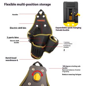 Kit de herramientas de carpintería eléctrico multifuncional personalizado, riñonera, bolso de mano grueso para uso especial, diseño colgante rápido para - Product Image 4