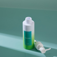 Flacon de lotion vide en PET recyclable de 120 ml, dégradé, avec pompe cylindrique de 24 mm, contenant en plastique pour soins du corps et du visage