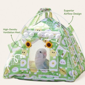 Sac de couchage amovible en coton polaire pour petauhers <span class=keywords><strong>et</strong></span> perroquets, idéal pour l'hiver - Product Image 3