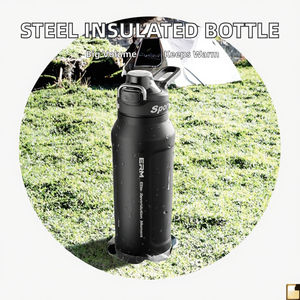 Termo Portátil de Acero Inoxidable, Aislado al Vacío, Antiderrames, para Camping, con Aislamiento Térmico de 12-24 Horas - Product Image 3