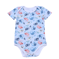 Nouveau-né bébé garçon pyjamas ensembles vêtements en bambou pour 0-3 mois fermeture à bouton pression pour le printemps
