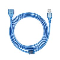 0,5 M 1M 2M 3M Transparentes blaues USB-Verlängerung datenkabel USB 2.0-Stecker auf Buchse