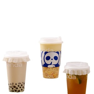 Self Adhesive <b>Paper</b> For Milk Tea Cup Sealing Water Resistant Silicone Film Disposable Beverage Packaging 0.1mm Thickness - Product Image 1