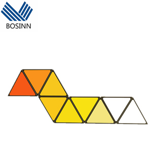 Musik Smart Lighting Magic RGB LED-Flächen leuchten für die Dekoration Party Triangle Jigsaw Board Stitch able Decken leuchte - Product Image 2