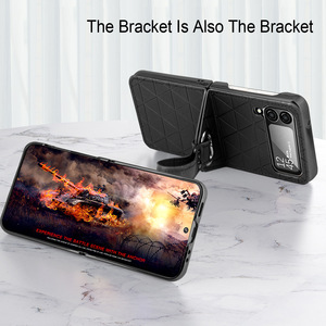 โรงงานฮวนมินขายตรง: เคสโทรศัพท์พับได้รุ่นใหม่ Flip4 Carlochi Series ทันสมัย มีหลายสี และกันกระแทก - Product Image 3