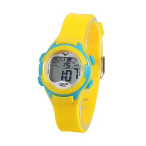 Eco-Friendly Waterproof Digital Yellow Colorful Sports Kids Watch LED Digital Watch Low Prices Kids Watches For Boys