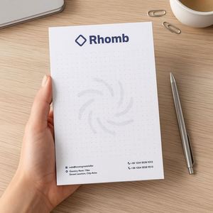 Bloc de Notas Personalizado con Logotipo Empresarial, Bloc de Notas Promocional Corporativo A4 A5 A6 de Papel Reciclado para Oficina - Product Image 2