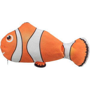 Peluche de poisson corail 26 cm pour animaux de compagnie, jouet en peluche doux pour animaux de compagnie - Product Image 1