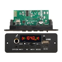 Placa Amplificadora de Potencia DC5V con Función de Conexión de Micrófono, Módulo Bluetooth 5.0 de 2 * 5W, Placa Decodificadora de MP3