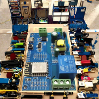 Módulo de Relé WIFI Inalámbrico Umean DC 5-80V ESP8266 de 1 Canal, Placa de Desarrollo ESP-12F, Kits de Proyectos de Suministro de Energía
