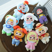SAMUEL San Xiao Mao Mignon Pendentif en Peluche Elfes Planète Bleue Poupée Fille Elfe de Dessin Animé Série de Collaboration Design Magicien Aléatoire Boîte