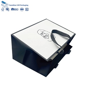 Luxury Custom Gift Paper <b>Bag</b> with Logo Premium Shopping Packaging for Boutique <b>Jewelry</b> Fashion and Beauty Brands - Product Image 1
