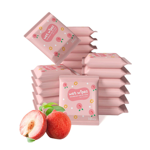 High Quality Wholesale Portable 10 Sheets Sensitive Skin Care Baby <strong>Wipes</strong> 10pcs Baby <strong>Cleaning</strong> <strong>Wipes</strong> - Product Image 3