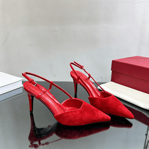 Versátiles Zapatos de Tacón Stiletto con Tira Cruzada y Punta en Pico para Mujer, Ideales para Cualquier Ocasión, Estilo Valentino - Product Image 2