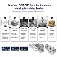 Piezas de Aleación de Aluminio 6061 Fresadas por CNC de Alta Precisión para Carcasas de Motor, Orificios Roscados, Equipos Industriales y Robots