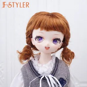 FSTYLER Doll Hair Braiding Accessories Factory Wholesale Bulk Sale Customization For 1/4 1/6 Synthetic Mohair BJD Wigs
