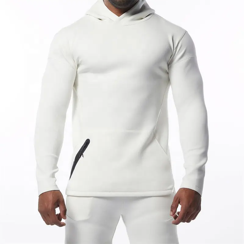 ODM/OEM wholesale puls size men's hoodies custom print logo hoodie for man with zipper pocket sweatshirt