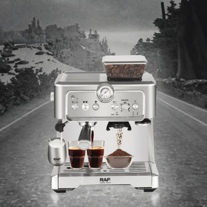 Cafetière expresso électrique RAF 1350W avec pompe haute pression double cycle d'infusion <span class=keywords><strong>2</strong></span> <span class=keywords><strong>litres</strong></span> grande capacité pour les baristas domestiques - Product Image 3