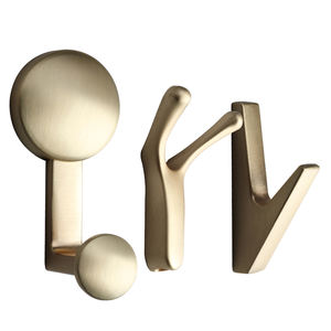 <span class=keywords><strong>Porte</strong></span>-<span class=keywords><strong>manteau</strong></span> <span class=keywords><strong>mural</strong></span> en alliage d'aluminium Zuogang avec 2 crochets, support de rangement écologique pour vêtements - Product Image 6