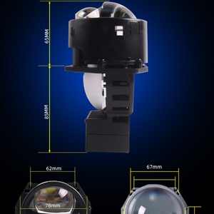 Precio de Fábrica al por Mayor, Lentes de Proyector Bi-LED A11 MAX de 3 Pulgadas de Alta Potencia, Faros Delanteros Blancos de 73w/unidad, Lámpara para Automóvil - Product Image 4