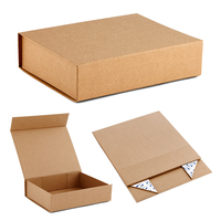 Personalisierte Logo Faltbare Schwarze Magnetische Starre Karton Geschenkbox